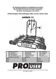 Handleiding Pro User Amber IV Fietsendrager