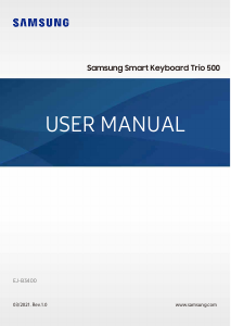 Manual Samsung EJ-B3400 Teclado