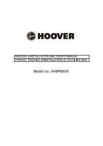 Manual Hoover HHIP680X Cooker Hood