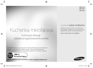 Instrukcja Samsung GE732K-S Kuchenka mikrofalowa