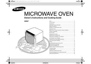 Handleiding Samsung GR87 Magnetron