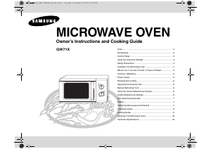 Handleiding Samsung QW71X Magnetron