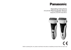 Bruksanvisning Panasonic ES-RF41 Barbermaskin