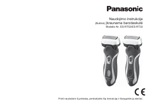 Vadovas Panasonic ES-RT33 Skutimosi mašinėlė