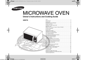 Handleiding Samsung GE87K-S Magnetron