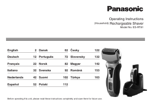 Bruksanvisning Panasonic ES-RT81 Barbermaskin