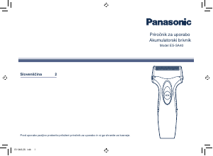 Priročnik Panasonic ES-SA40 Aparat za britje