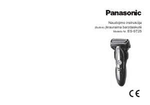 Vadovas Panasonic ES-ST25 Skutimosi mašinėlė