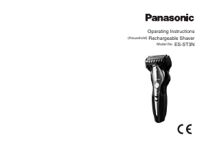 Manual Panasonic ES-ST3N Máquina barbear