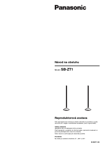 Návod Panasonic SB-ZT1 Reproduktor