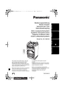 Manuale Panasonic SC-CMAX5E Altoparlante