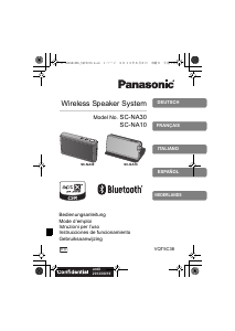 Manuale Panasonic SC-NA10EG Altoparlante
