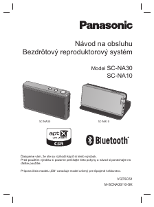 Návod Panasonic SC-NA10EG Reproduktor