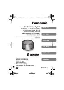 Handleiding Panasonic SC-RB5 Luidspreker
