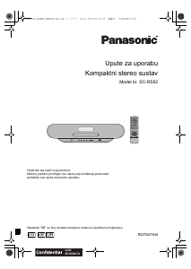 Priručnik Panasonic SC-RS52 Zvučnik