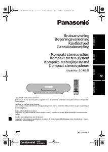 Bruksanvisning Panasonic SC-RS52 Högtalare