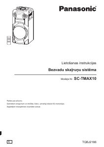 Rokasgrāmata Panasonic SC-TMAX10 Skaļrunis
