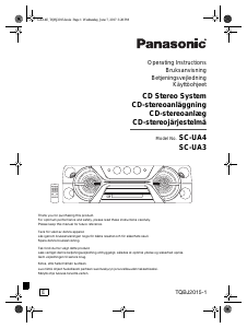 Brugsanvisning Panasonic SC-UA3 Højttaler