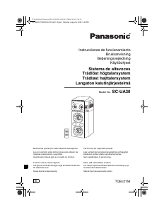 Manual de uso Panasonic SC-UA30 Altavoz
