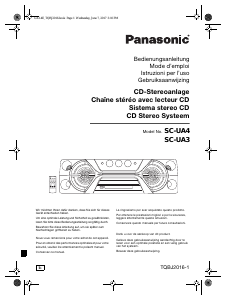 Manuale Panasonic SC-UA4 Altoparlante