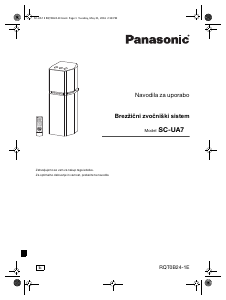 Priročnik Panasonic SC-UA7 Zvočnik
