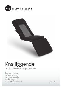 Brugsanvisning Wilfa MASMAD-1 Massageapparat