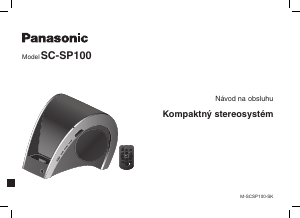Návod Panasonic SC-SP100EG Dokovacia stanica na mobilné zariadenie