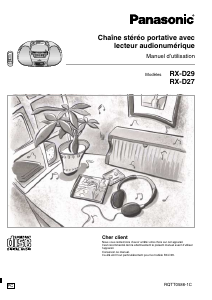 Mode d’emploi Panasonic RX-D29 Stéréo