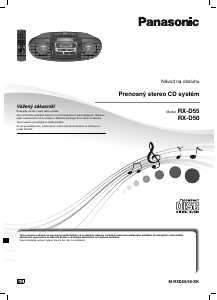 Návod Panasonic RX-D55EG Stereo súprava