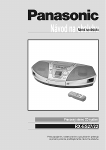 Návod Panasonic RX-ES27 Stereo súprava