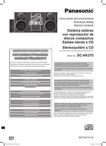 Instrukcja Panasonic SC-AK270 Zestaw stereo