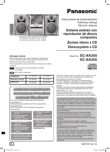 Instrukcja Panasonic SC-AK350 Zestaw stereo