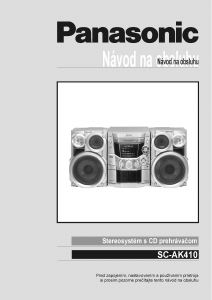 Návod Panasonic SC-AK410 Stereo súprava