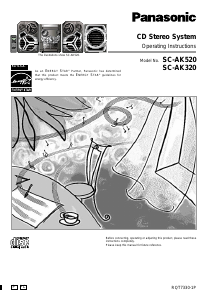 Manual Panasonic SC-AK52 Stereo-set