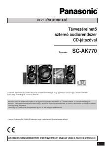 Használati útmutató Panasonic SC-AK770 Sztereóberendezés