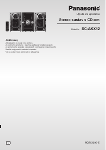 Priručnik Panasonic SC-AKX12 Stereo komplet