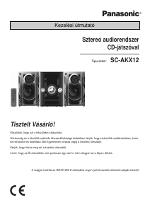 Használati útmutató Panasonic SC-AKX12 Sztereóberendezés