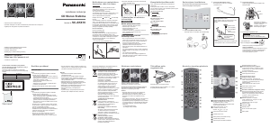Rokasgrāmata Panasonic SC-AKX16 Mūzikas centrs