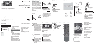 Vadovas Panasonic SC-AKX16 Stereofoninis rinkinys