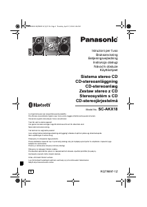 Manuál Panasonic SC-AKX18E Stereo souprava