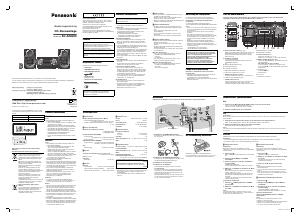 Bedienungsanleitung Panasonic SC-AKX200 Stereoanlage