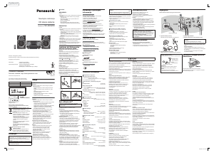 Vadovas Panasonic SC-AKX200E Stereofoninis rinkinys