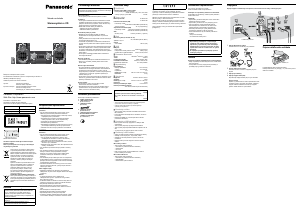 Návod Panasonic SC-AKX200E Stereo súprava