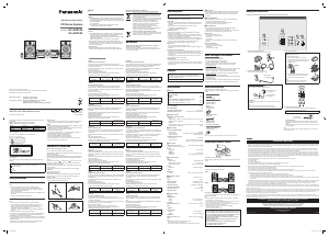 Manual Panasonic SC-AKX320E Stereo-set