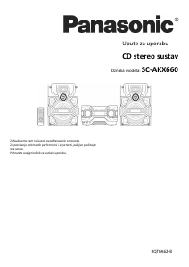 Priručnik Panasonic SC-AKX660 Stereo komplet