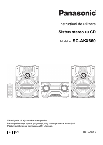 Manual Panasonic SC-AKX660 Stereo set