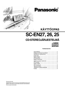 Käyttöohje Panasonic SC-EN25 Stereosetti