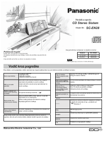 Priručnik Panasonic SC-EN28 Stereo komplet