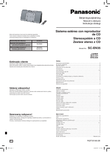 Manuál Panasonic SC-EN35 Stereo souprava