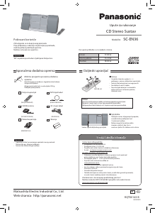 Priručnik Panasonic SC-EN36 Stereo komplet